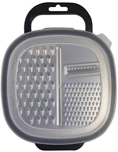 Grattugia rettangolare con contenitore, 25 x 19 x 6 cm, Sybaris