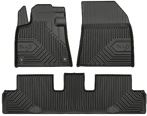 MOTOS Tapis de sol caoutchouc pour Citroen C4 Picasso II 2013-2019 Améliorez Votre Confort de Voyage avec Le tapis noir antidérapant Auto No.77- tapis voiture Tous Temps pour Voiture, Protection Contr