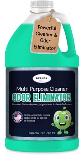 Multi Purpose Cleaner Pet Odor eliminator - pH Neutral - Strong Odor Floor Cleaner - Pet Odor Eliminator for Home - Best Scent Remover for Cat and Dog Pee All Purpose Cleaner 1 gallon (Sky Breeze)