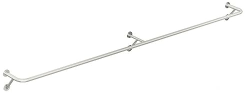 Jcgly Kleiderstange Zur Wandmontage, Robuster, Kreativer Kleiderständer Aus Edelstahl, Hängestange, Ausstellungsregal Für Boutique-Bekleidungsgeschäfte, 8 Größen (Size : 250cm)