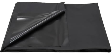 VOANZO 1 Pezzo coprimaterasso Impermeabile Nero 1,3x2,2 m in PVC Spesso coprimaterasso copriletto