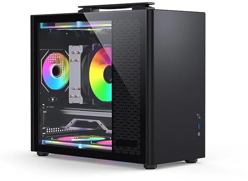 EWAIDI M5 M-ATX Laptop Case ITX Motherboard ATX/SFX Power Supply Compatible with U3 Desktop MINI Small Chassis
