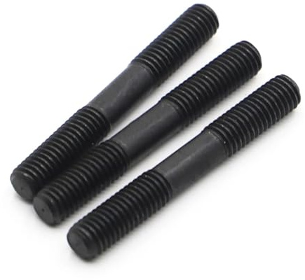 Varilla de acero al carbono, tornillo de rosca doble, perno prisionero de varilla de tornillo M8 M10 M12(100mm,M12 1pc)