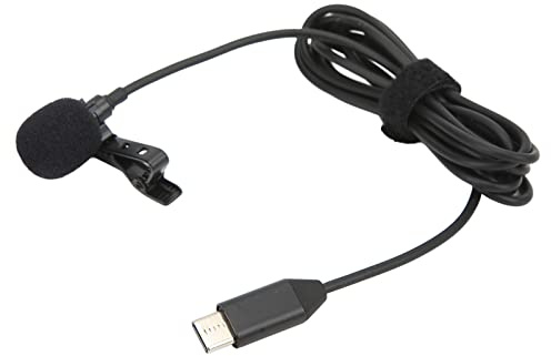 RASTKY Microfono Lavalier Wireless Ad Alta sensibilità ‑34db in Metallo Microfono in Metallo per Smartphone di Tipo C di Tipo C 1,5 M di Elettronica/fotocamera e Foto/treppiedi e Monopodi/monopodi