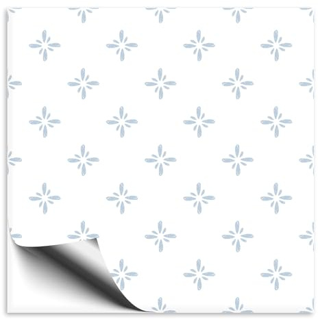 20 Stück Fliesenaufkleber Antik 15x15 cm mit Schutzlaminat glänzend