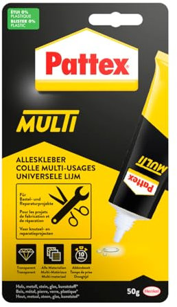 PATTEX Multi - Colle multi-usages tous matériaux sans solvant - Tube 50g