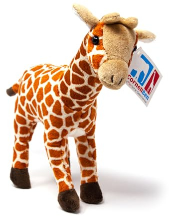Cornelissen Stofftier Giraffe 21 cm, Kuscheltier Plüschtier, Giraffen