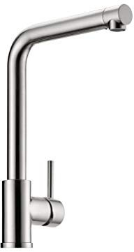 LINEA Arco 1 robinet / finition en acier inoxydable / bec fixe / haute pression