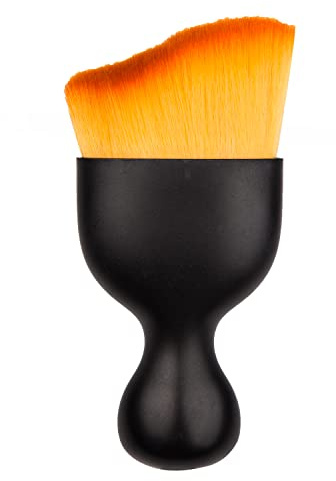 AOVNA Car Brush Car Interior Cleaning Tool Dashboard Cleaner Car Interior Soft Bristle Detail Brush Dusting Tool Computer Keyboard Dusting Tool (Brown)