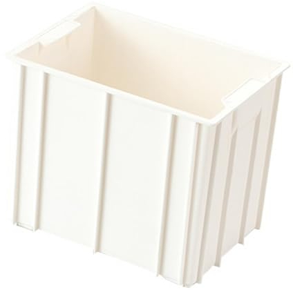 Colcolo Aufbewahrungsbox, Aufbewahrungsbehälter, langlebig, Utility-Box, Kofferraum-Organizer, Aufbewahrungsbehälter für Camping, Schrank, Outdoor, Desktop, Weiß 19x13x15cm
