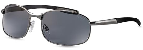 FILTRAL Polarisierte Sonnenbrille/Sportliche Metall-Sonnenbrille für Herren mit Federbügelscharnier
