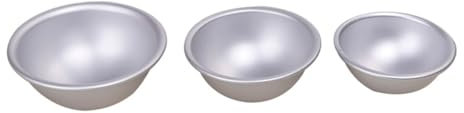 Badebombenformen 6 Stück Halbkreisform aus Aluminiumlegierung
