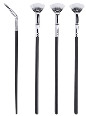 Folding Angle Scalloped Lash Brush(3 PCS)