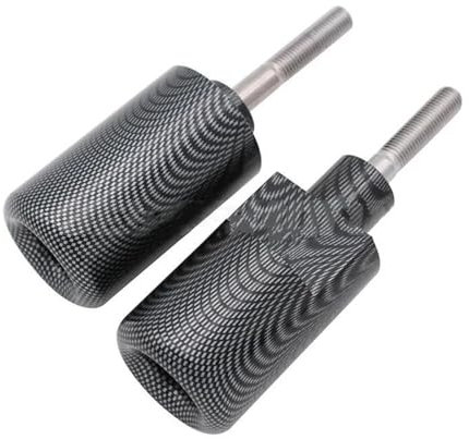 DKPMWD Sturzpads Motorrad Für Suzuki Für GSXR1000 Für GSX-R Für GSXR 1000 K5 2005 2006 Motorrad Schwarz & Carbon No Cut Rahmen Sliders Crash Fallen Schutz Motorrad Rahmen(Kohlenstoff)