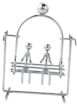 JOINPAYA Creative Iron Balance Ball Swinging Ornament Tumbler Craft Desktop Decor for Living Sensory Toys