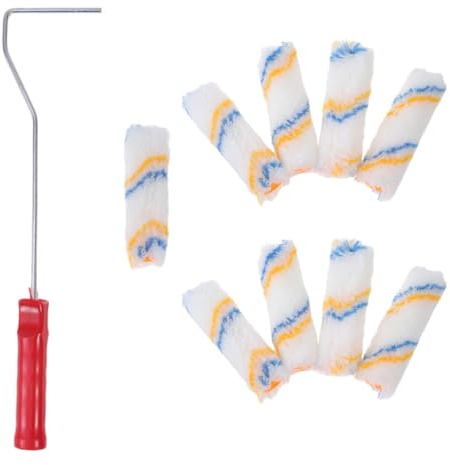 Cotton Thread Paint Roller Brush for Ceilings and Office | Smooth Clean Finish, Excellent Coverage, Reusable and Washable, Suitable for Beginner or Professional Use