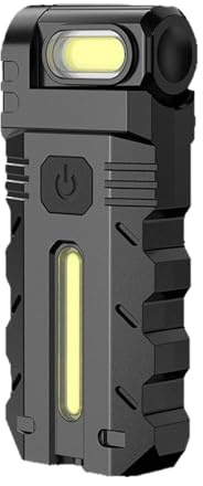 Générique Lampe De Poche Rechargeable - Lampe Torche Camping - Mini LED Aimantée Etanche pour Travail Randonnée Nuit Camping Extérieur Maison