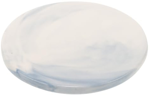 UKCOCO Tapis Scellés la Cire Rond en Céramique Beige Démoulage Facile et Résistance la Chaleur pour Outils de Cachet et Présents de Pendaison de Crémaillère