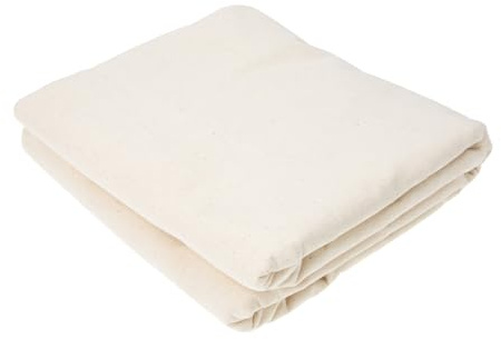 Housoutil Protector de Suelo y Muebles de Tela de Pintor de Algodón, Lavable y Reutilizable, Funda Antideslizante 160X400Cm Adecuado para Pintar y Trabajos de Bricolaje