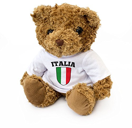 NEW - Italy Flag Teddy Bear - Cute And Cuddly - Italian Fan Gift Present Italia