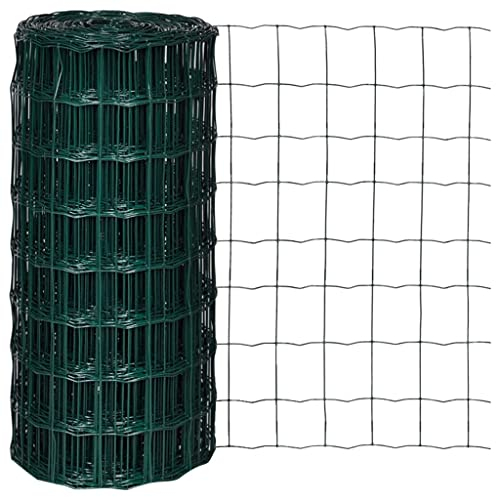 vidaXL Grillage 25x0,8 m avec Mailles Clôture Portail Barrière Bordure Jardin