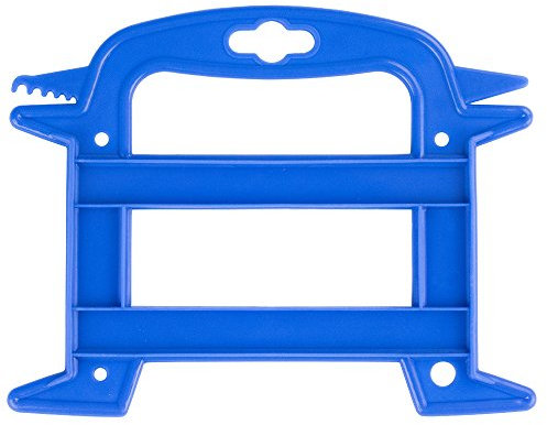 PARACORD PLANET Enrouleur de corde – Empêche les enchevêtrements, les nœuds et les nœuds dans votre paracorde – Outil de bobine pour usages multiples (Bleu – 1 paquet)