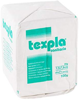 Texpol Gasas No Esteril TNT Plegada 7.5 x 7.5 -Bolsa 200u