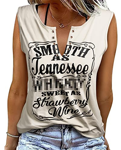 heekpek Top Canotta Donna Estiva Scollo a V Stampa Casual Camicetta Senza Maniche Donna Sexy T Shirt Donna Senza Maniche, Bianco, M