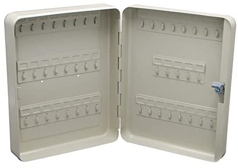 Micel - 13380 Schlüsselschrank, Wandmontage, 45 Schlüssel, grau/beige, 240 x 300 x 75 mm