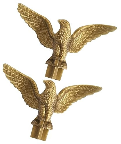 FUNOMOCYA 4pcs Eagle Flagpole Topper Set for Outdoor and Garden Use Decorative Flag Pole Heads Finial Ornaments Sturdy Flag Pole Accessories