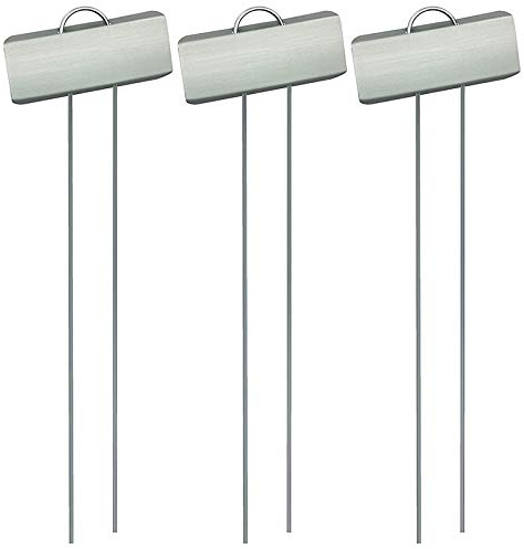 Osmond 25 Packungen Pflanzenetiketten aus Metall, Gartenblumen, Topfpflanzenschilder, wasserdichtes Pflanzenschild