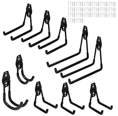 Soporte de bicicleta de garaje Montaje de pared Montaje de herramienta de servicio pesado Set de colgante de almacenamiento