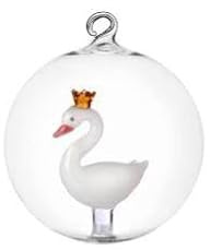 Palla di natale cigno schiaccianoci