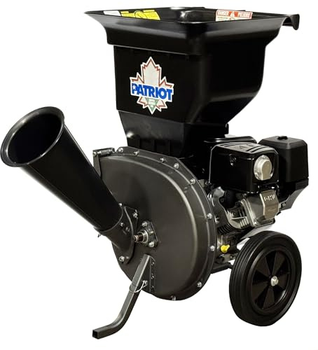 Patriot Products CSV-3090B Gas Wood Chipper Leaf Shredder