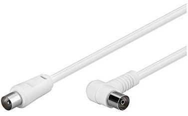 Câble de Connexion Coudé Antennes (80 dB), Double Blindage, 2.5 m Longueur - 67360