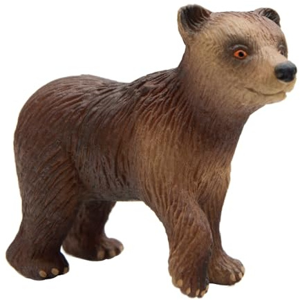 Bullyland 69399 - Spielfigur Braunbär Junges, ca. 5 cm große Tierfigur, detailgetreu, PVC-frei, ideal als kleines Geschenk für Kinder ab 3 Jahren