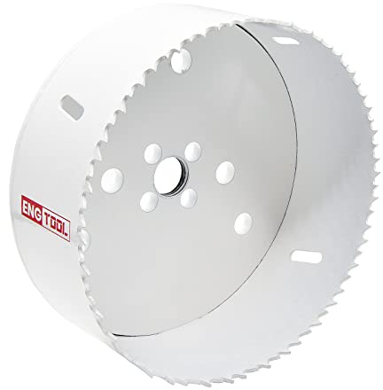 MaxTool 8-1/16 Bi-Metal Hole Saw 205mm Cobalt High Speed Steel M42 Bimetal Holesaw with 1.5 Deep 5/8-18 Thread for Metal Wood Plastic; BM42W44R804