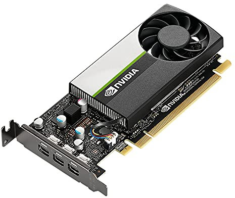 PNY NVIDIA T400 Professional Graphic Card 2GB GDDR6 PCI Express 3.0 x16, Single Slot, 3x Mini-DisplayPort, 8K Support, Ultra-quiet active fan