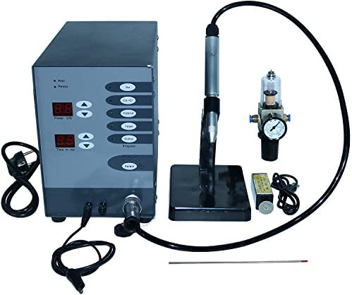 Automatic Spot Welder Pulse Argon Arc Welding Machine Jewelry Welder 220V Spot Welder for Jewelry Welding Jewelry Repair Tool 50-600A,100W