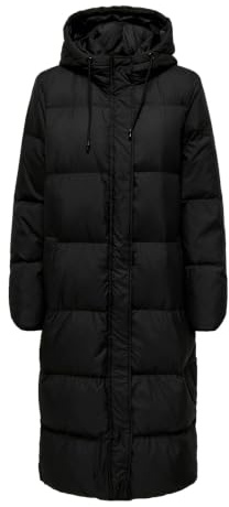ONLY Onlalice Down Coat OTW - Abrigo de plumas para mujer, Negro, S