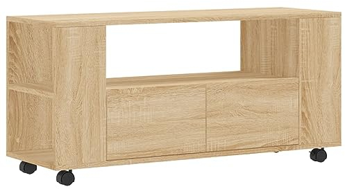 vidaXL Mobile TV Rovere Sonoma 102x34,5x43 cm in Legno Multistrato