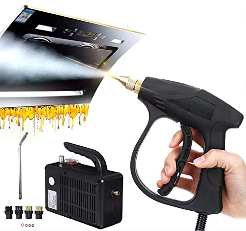 Limpiador a vapor de alta presión, limpiador a vapor portátil multiusos, limpiador a vapor profesional de 2500 W, para limpieza a alta presión para el hogar, cocina, coche, baño, muebles