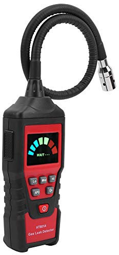 Hyuduo Rilevatore di Gas Combustibile 40 Cm Sonda Flessibile Lunga Ripristino Auto Ripristinato HT601A LED Portatile Rilevatore di Gas Combustibile Metano di per la Casa BBQ Cucina BBQ