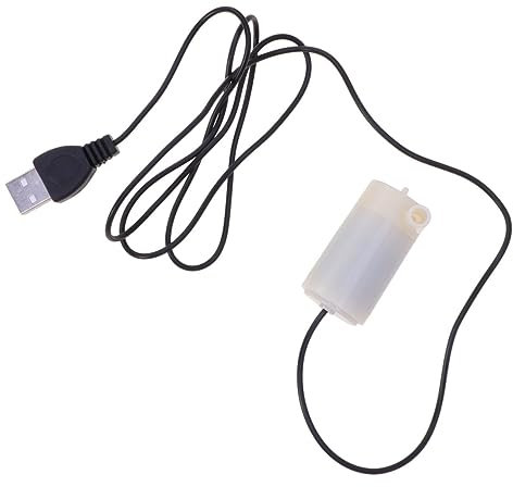 DOITOOL Kleine Tauchpumpe USB Mit 1m Kabel Kleine Stille Wasserpumpe Aus Verstärktem Kunststoff Dc Motor Für Aquarium Springbrunnen Gartenbewässerung