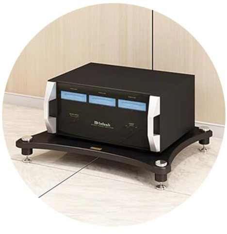 forestalk 1/2/3/4-layer HIFI Audio Cabinet,Audio-visual Room Equipment Cabinet Amplifier Rack Movable Speaker Tripod Bracket Stereo Devices Cabine