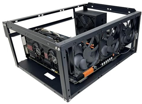 Caja compacta para PC - Estructura en torre para computadora, Caja en torre para computadora | Caja de juegos de computadora de torre media, caja de computadora negra, caja de PC compacta para un exce
