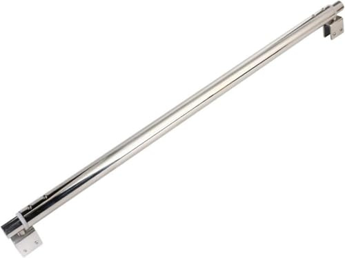 Ataoyus Barre de support pour porte de douche en acier inoxydable, réglable de 600 mm à 800 mm, 19 mm, compatible avec verre de 8 mm à 12 mm, bras support de porte de douche