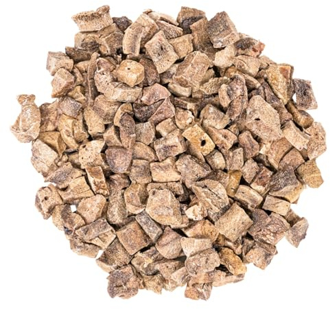 hotspot pets Freeze Dried Pork Liver Treats for Cats & Dogs - Made in USA (1 Pound Value Bag) Single Ingredient, High Protein, All Natural, Grain-Free - Perfect for Training, Topper or Snack