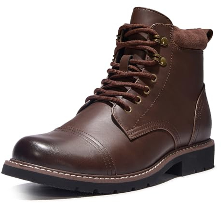 TruVeld Mens Boots Casual Ankle Boots for Men Zipper Boots for Men Botas para Hombre