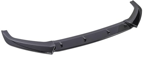 Hamwesh Frontstoßstangen-Lippenspoiler, Schwarz Glänzend, 3-stufig, Aggressives, Sportliches Design, Verbesserte Aerodynamik, Spoiler für Autos, Frontlippendiffusor mit Einfacher Installation für S5